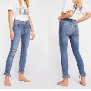 Free people great heights frayed jeans